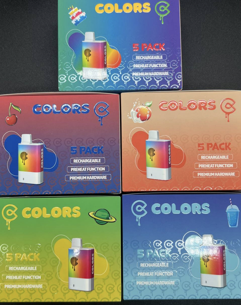 Colors Disposable Vape (5 Pack) - COLORS EXTRACTS